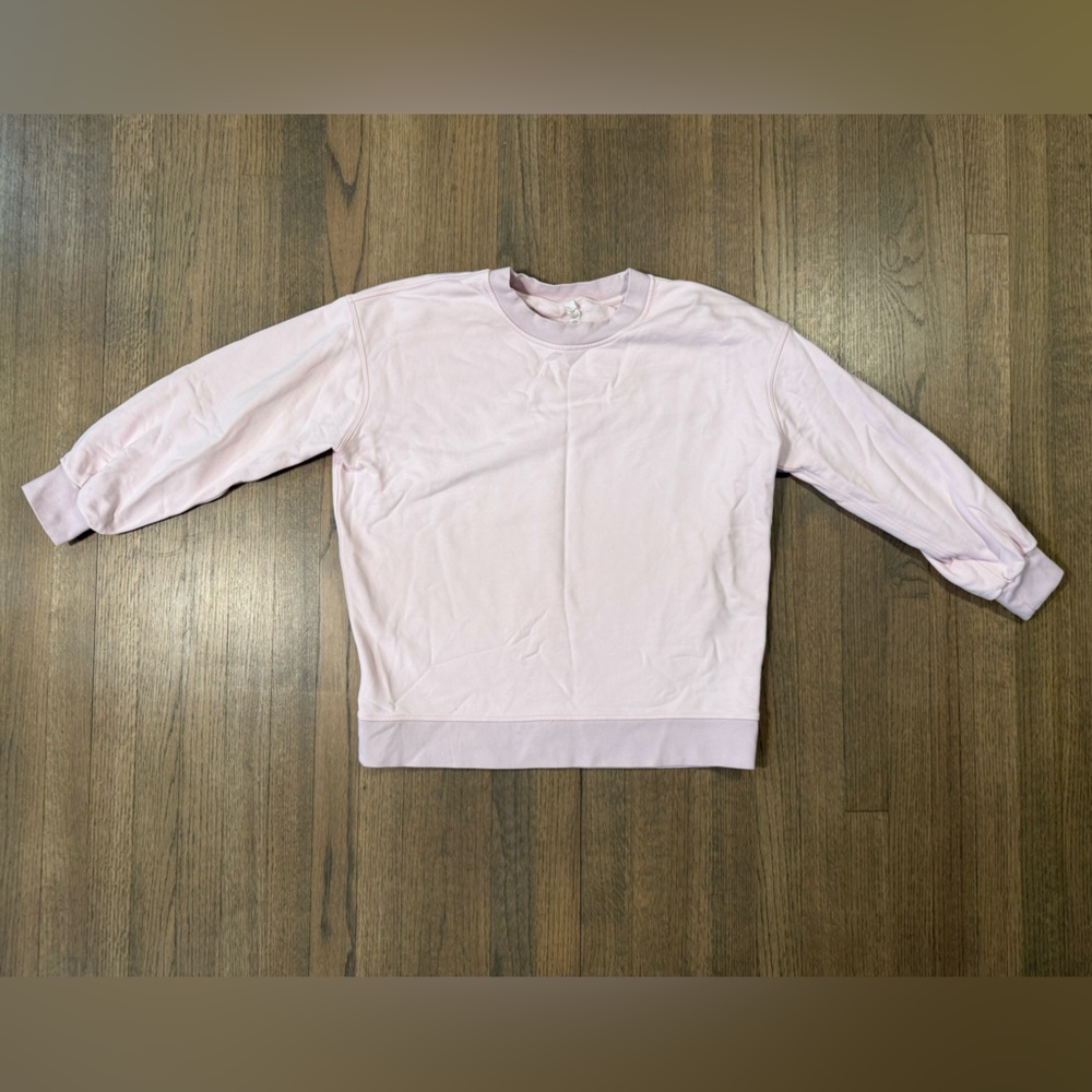 Lululemon Perfectly Oversized Crewneck Sweatshirt-Pink-Size 6